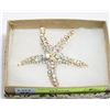 Image 1 : STARFISH RHINESTONE BROOCH