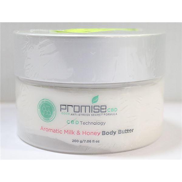 CBD INFUSED AROMATIC MILK AND HONEY BODY BUTTER