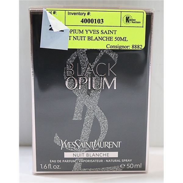 BLACK OPIUM YVES SAINT LAURENT NUIT BLANCHE 50ML