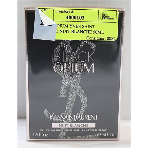 BLACK OPIUM YVES SAINT LAURENT NUIT BLANCHE 50ML