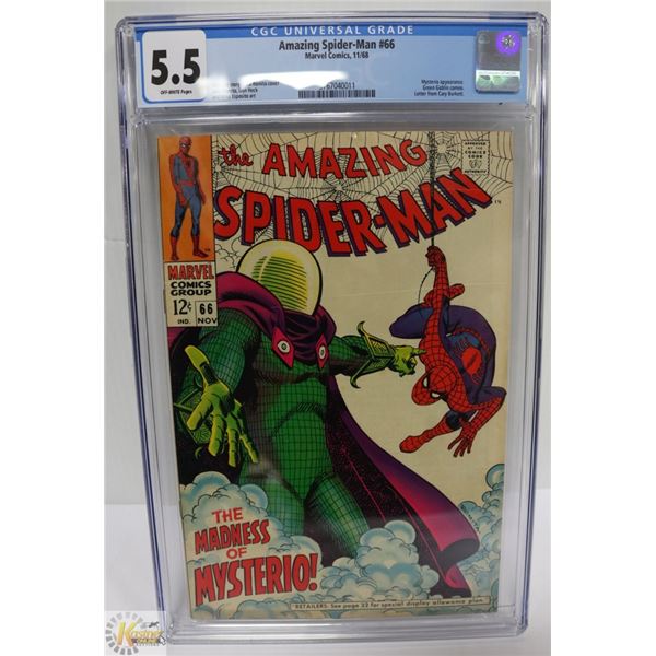 AMAZING SPIDERMAN #66 CGC GRADED 5.5