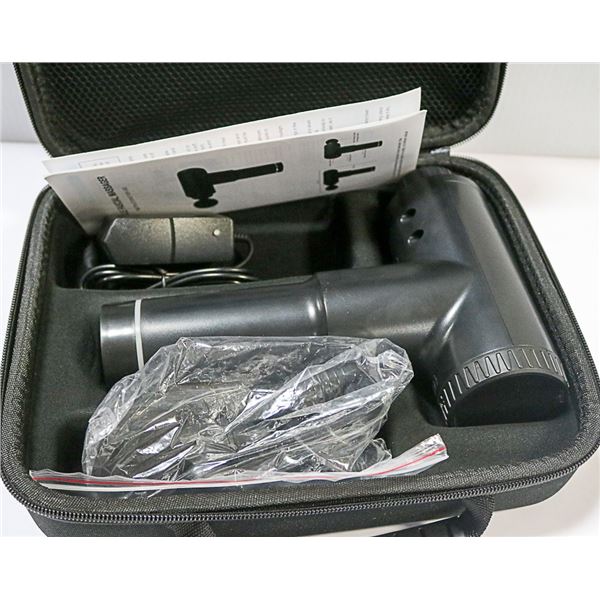 NEW PERCUSSION MASSAGE GUN W/ 6 ATTACHEMENTS