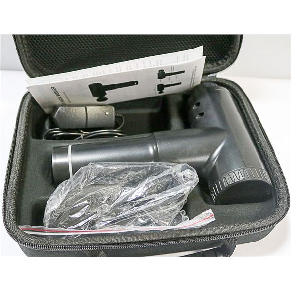 NEW PERCUSSION MASSAGE GUN W/ 6 ATTACHEMENTS