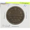 Image 1 : 1866 ITALY 10 CENTESIMI COIN