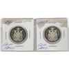 Image 1 : GEM PROOF 1986 & 87 CANADIAN 50 CENT COINS NON