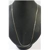 Image 1 : SOLID .925 SILVER ITALIAN WHEAT LINK CHAIN 24"