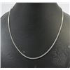 Image 1 : SOLID .925 SILVER ITALIAN FOXTAIL LINK CHAIN 16"