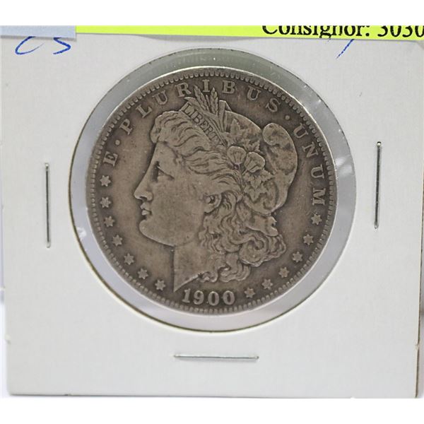 1900 US MORGAN SILVER 1 DOLLAR COIN
