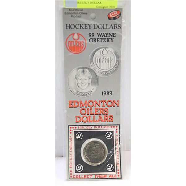 UNOPENED 1983 EDMONTON OILERS WAYNE GRETZKY DOLLAR