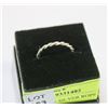 Image 1 : VINTAGE .925 SILVER ROPE TWIST RING SZ 8