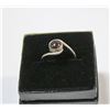 Image 1 : VINTAGE .925 SILVER RING SET WITH GARNET CABOCHAN