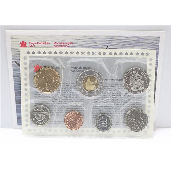 1997 CANADA 7 COIN UNCIRCULATED SET, MINT SEALED