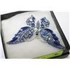Image 1 : LARGE BUTTERFLY RHINESTONE BROOCH