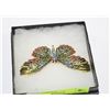 Image 1 : BUTTERFLY RHINESTONE BROOCH