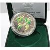 Image 1 : 2005 FINE 1oz SILVER COLOURED MAPLE LEAF, MINT