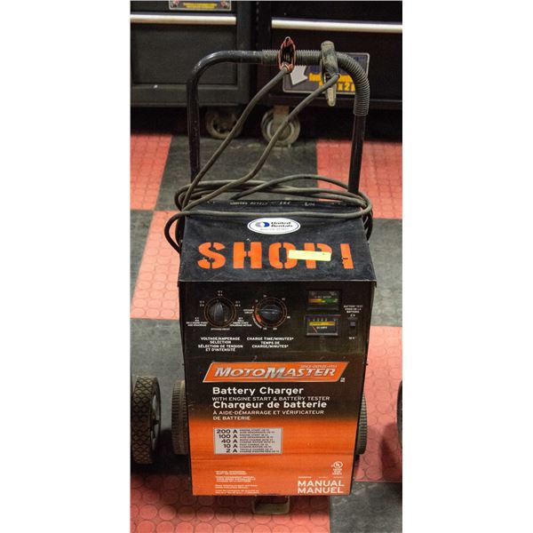 MOTOMASTER BATTERY CHARGER BOOSTER