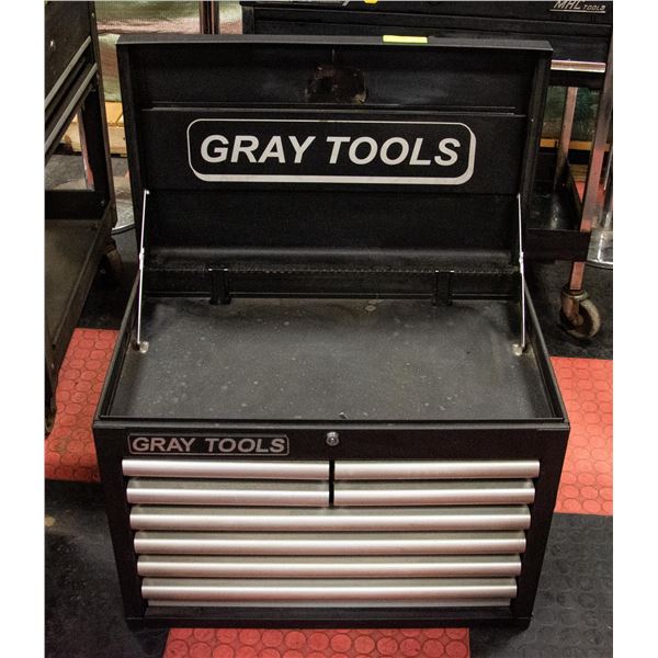 GRAY TOOLS BLACK TOOL BOX