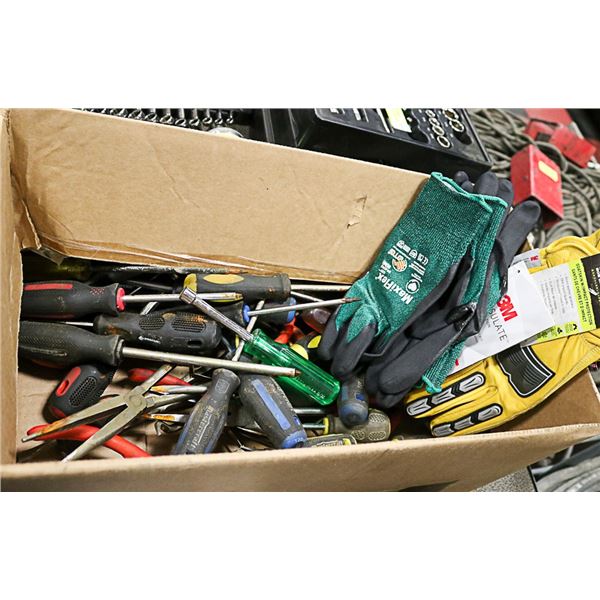 FLAT OF SCREW DRIVERS AND PLIERS