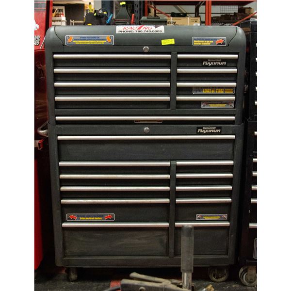 **LOCKS DRILLED OUT** MAXIMUM TOOL BOX STACK