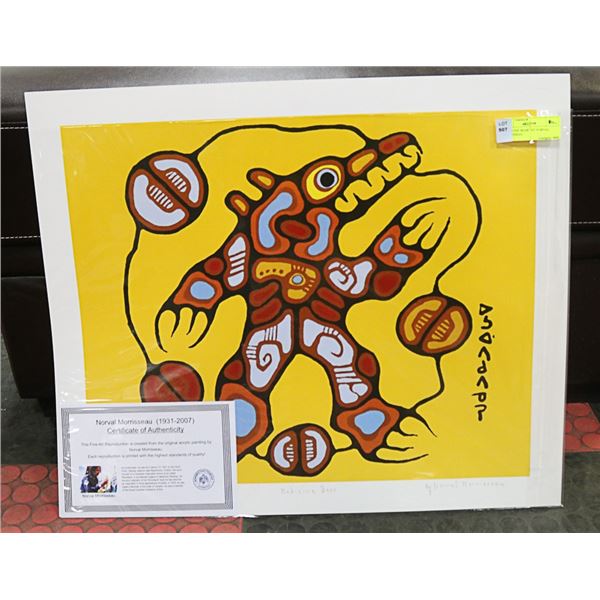 "MEDICINE BEAR" BY NORVAL MORRISSEAU