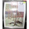 Image 1 : "WHITE BIRCH GROVE" BY TOM THOMSON WITH COA