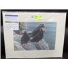 Image 1 : ROBERT BATEMAN PRINT "TUFTED PUFFINS AT HAKAI"