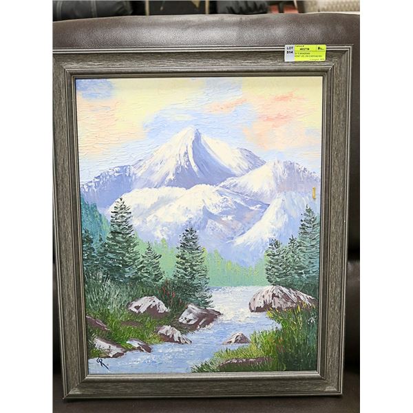 UNTITLED "CANADIAN WILDERNESS" OIL ON CANVAS