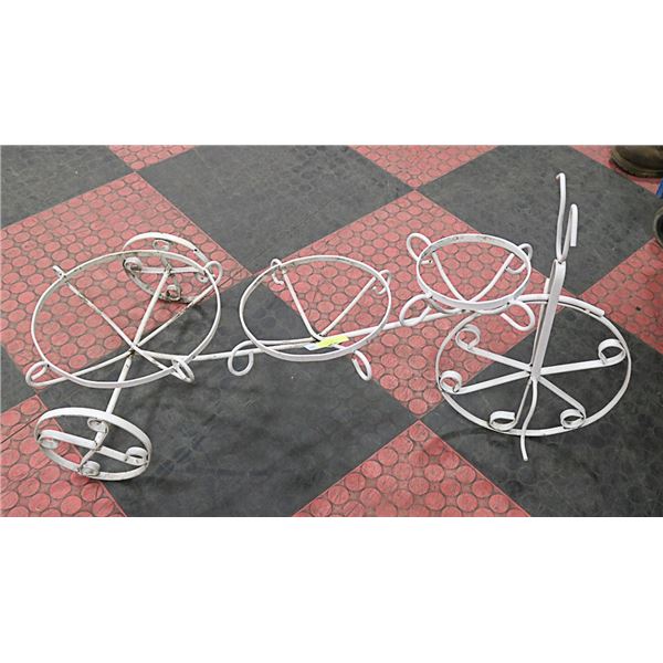 METAL BICYCLE YARD PLANTER