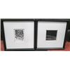 Image 1 : LOT OF 2 BLACK FRAMED PICTURES