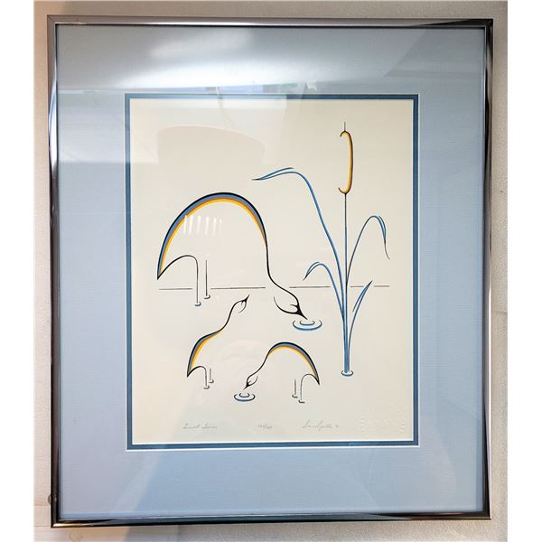 31)  UNDER GLASS FRAMED AND DOUBLE MATTED