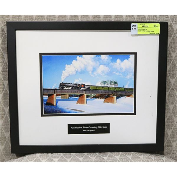 ASSINIBOINE RIVER CROSSING, MAX JAQUIARD