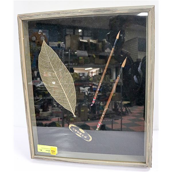 ASIAN THEMED SHADOW BOX