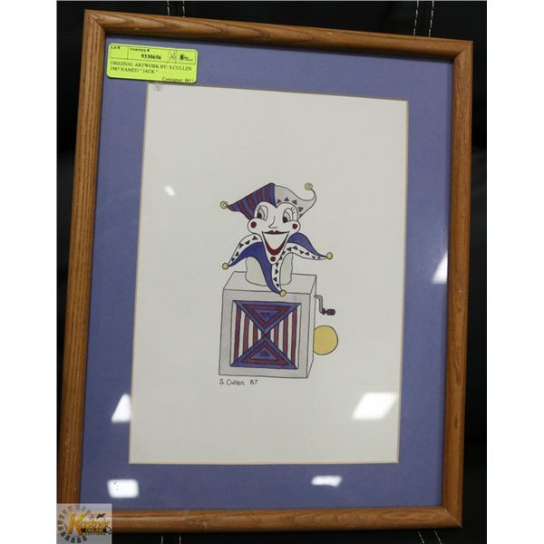 ORIGINAL ARTWORK BY: S.CULLEN 1987 NAMED " JACK "