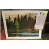 Image 1 : "NORTHERN FOREST" BY LAWREN HARRIS WITH COA