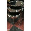 Image 1 : SHOWHOME THREE MIRRORED SIDE TABLES