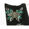 Image 1 : BUTTERFLY BROOCH WITH MARQUIS CUT STONES