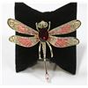 Image 1 : DRAGONFLY RHINESTONE BROOCH