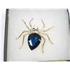 Image 1 : LARGE SPIDER RHINESTONE BROOCH