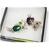 Image 1 : OWL & HEART SHAPED TEDDYBEAR RHINESTONE BROOCHS
