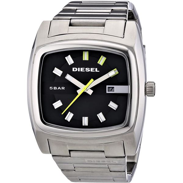 NEW DIESEL BLACK 47MM BLACK DIAL WATCH MSRP $249