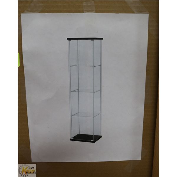 IKEA DETOLF GLASS DOOR CABINET 43 X 163CM NEW IN