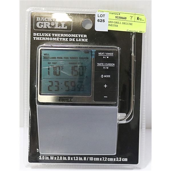 BACKYARD GRILL DELUXE THERMOMETER