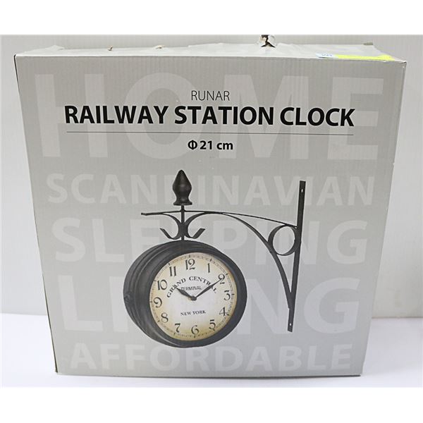 NEW JYSK RAILWAY STATION CLOCK