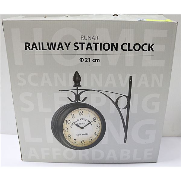 NEW JYSK RAILWAY STATION CLOCK