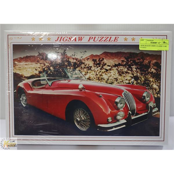 NEW SEALED 1000PC CLASSIC CAR PUZZLE