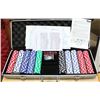 Image 1 : LARGE POKER SET WITH LOCKING HARD CASE, COMES