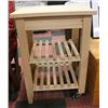 Image 1 : BUTCHERS BLOCK SOLID WOOD KITCHEN CART