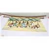 Image 1 : AUTHENTIC TRIBAL ART HAND PAINTED CANVAS 7 WOMEN"
