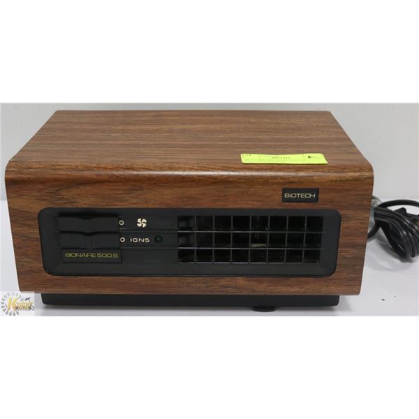 BIONAIRE BIOTECH 500S AIR CLEANER/IONIZER