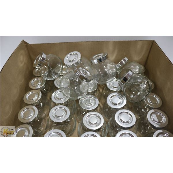 IKEA GLASS SPICE JARS BOX LOT